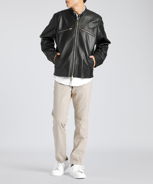 Paul Smith（ポールスミス）の「ラムレザー ライダースジャケット