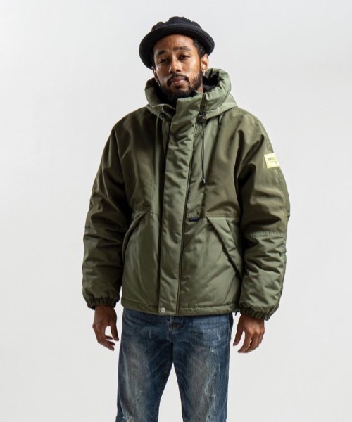 APPLEBUM（アップルバム）の「Down Mix Hood Jacket（ダウンジャケット