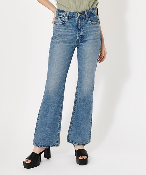 HIGH WAIST DENIM FLARE/ハイウエストデニムフレア【MOOK52掲載 90400