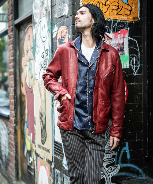 glamb（グラム）の「Durden leather JKT / ダーデンレザージャケット
