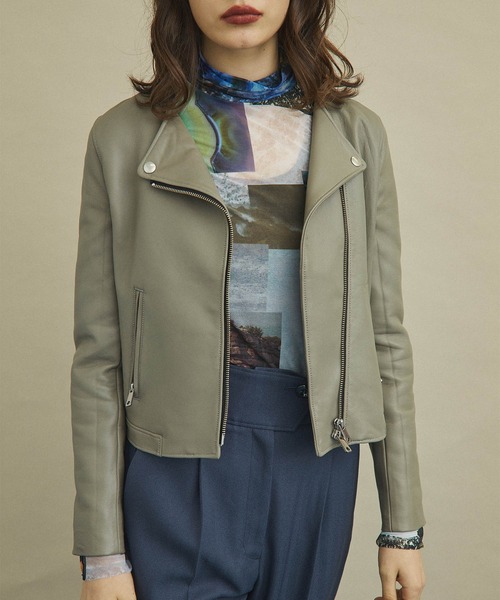 ラムセミダブルライダースジャケット（ライダースジャケット）｜UNITED