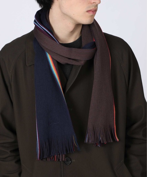 Paul Smith（ポールスミス）の「ハーフストライプ ラッセル マフラー