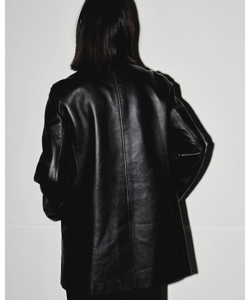 TODAYFUL（トゥデイフル）の「Ecoleather Soutiencollar Jacket