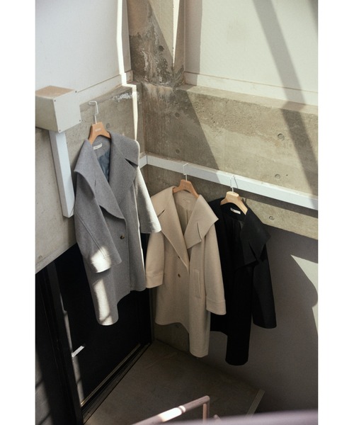BLACK BY MOUSSY（ブラックバイマウジー）の「big collar coat（ビック