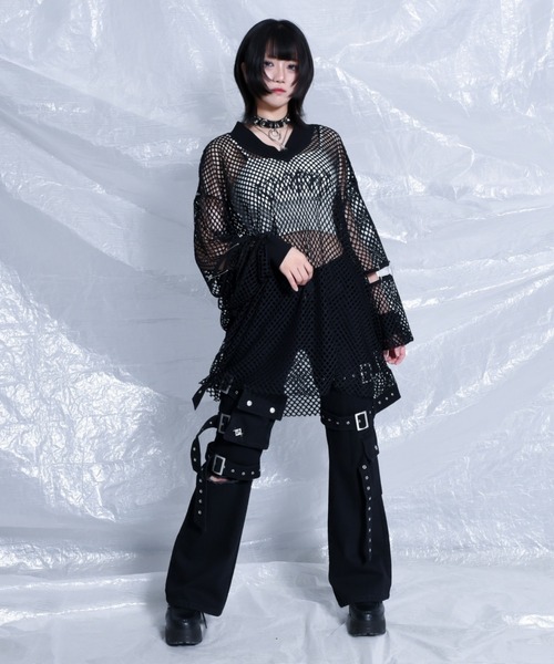 REFLEM（レフレム）の「『REFLEM/レフレム』ベルティッドフレアパンツ