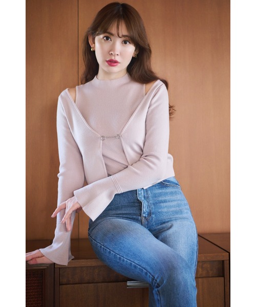 セール】Flared Sleeve Knit Set（ニット/セーター）｜Her lip to