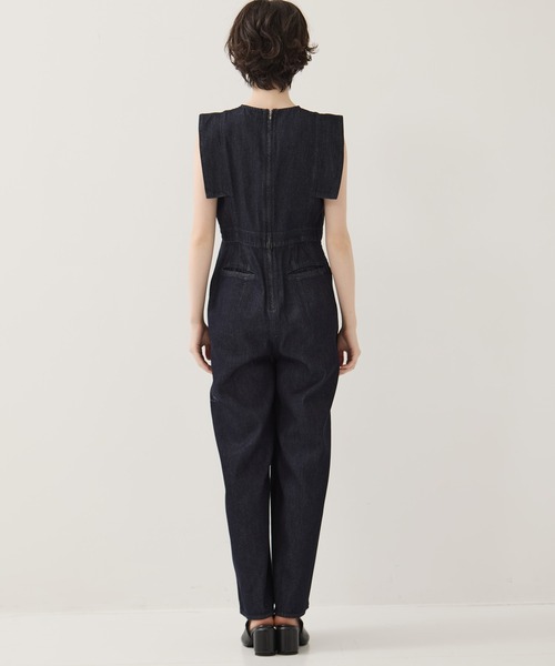 CLANE/クラネ】SQUARE SLEEVE DENIM ALL IN ONE/スクエアスリーブ
