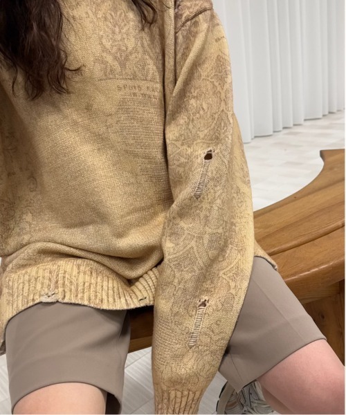 Ameri（アメリ）の「UND VINTAGE LIKE HANDWRITING OVER KNIT（ニット