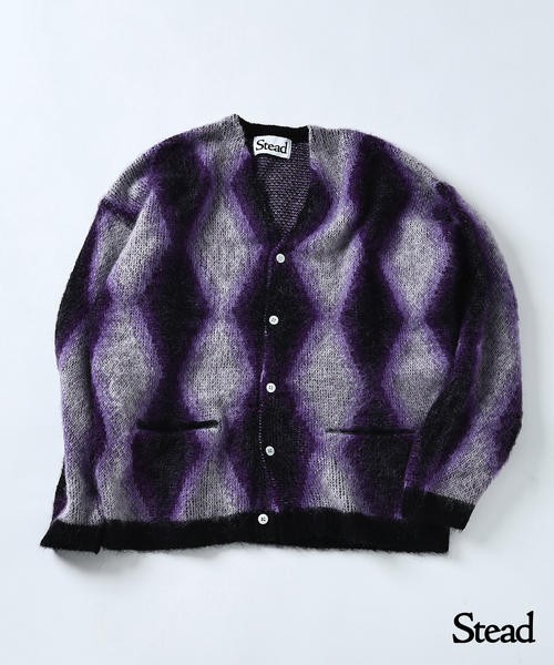 セール】Stead / モヘア ミックス スクエア カーディガン