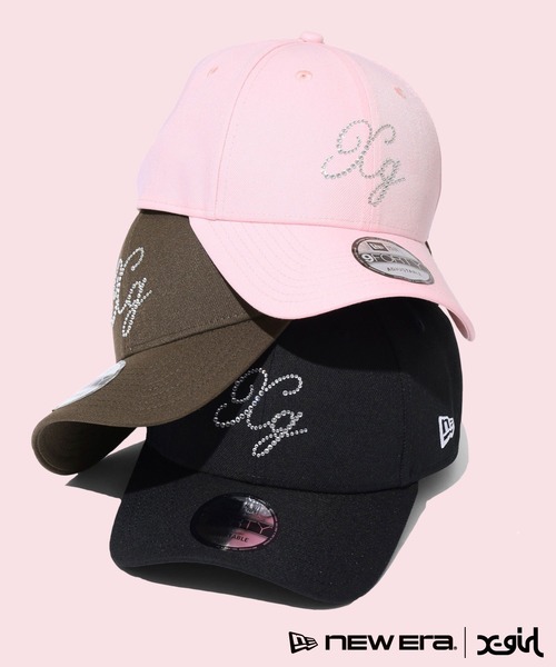 X-girl × NEW ERA(R) 9FORTY RHINESTONE LOGO CAP（キャップ）｜NEW