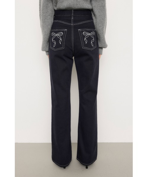 MICHIXSLY H/W STRAIGHT PT ミチスライ ハイウエスト ストレート