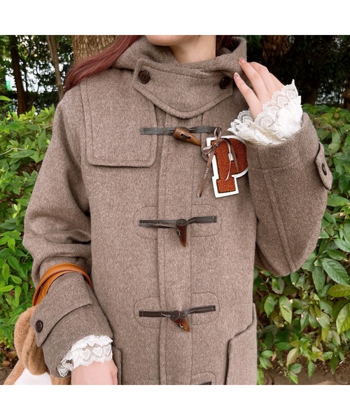 PINK HOUSE（ピンクハウス）の「ワッペン使いダッフルコート（ダッフル