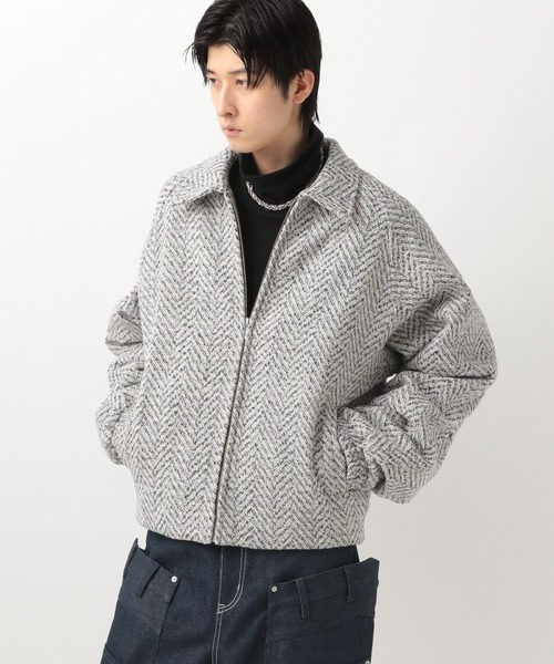 BLAYMORE（ブレイモア）の「【BLAYMORE】Herringbone Zip Up Blouson