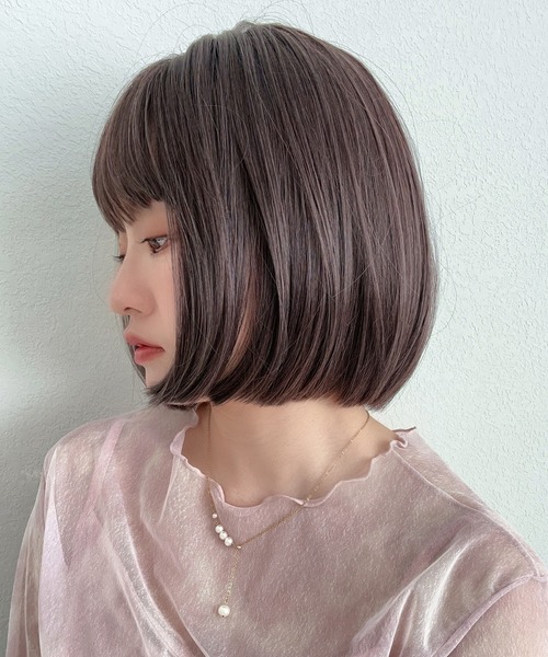 素肌ウィッグ 【竹】 ボブ 」 ウィッグ ショート ボブ レディース