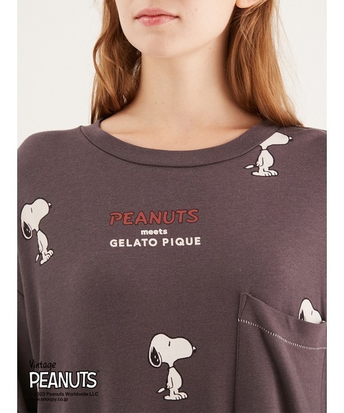 gelato pique（ジェラートピケ）の「【PEANUTS】SNOOPY柄ワンピース
