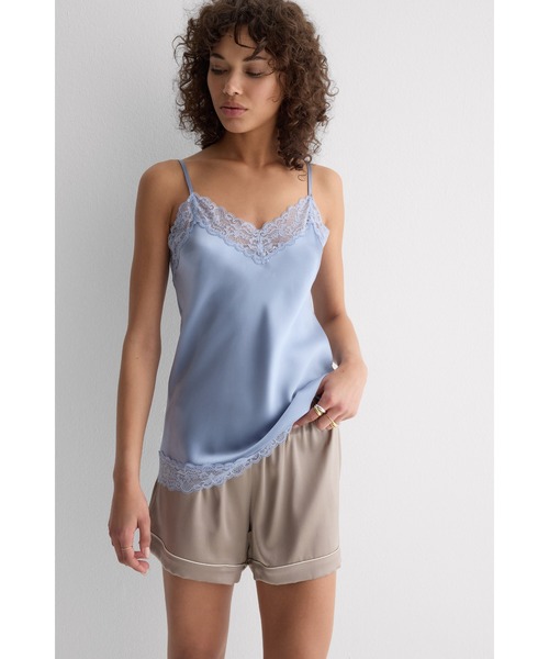 Intimissimi（インティミッシミ）の「レース＆シルク キャミソール