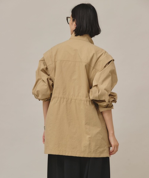 セール】Curensology(カレンソロジー)/ミリタリー2WAYブルゾン