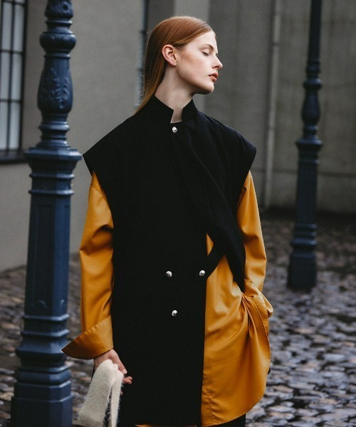 seyto（セイト）の「Oversized double tailored vest / オーバーサイズ