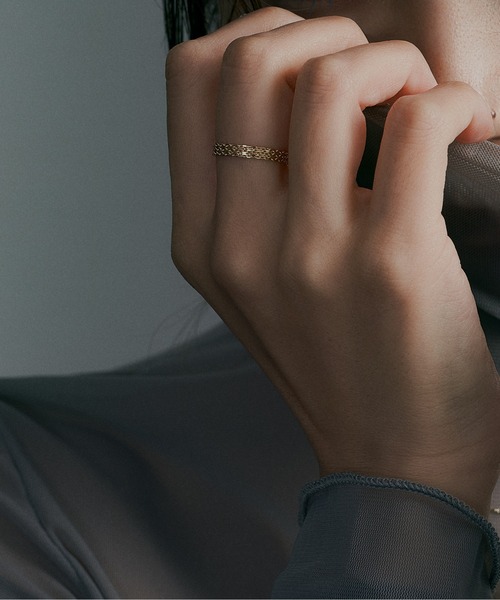 セール】K18 ビスマルク チェーンリング（リング）｜Jewel closet by