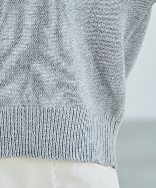 VIS（ビス）の「【洗える】ハートモチーフニット（ニット/セーター