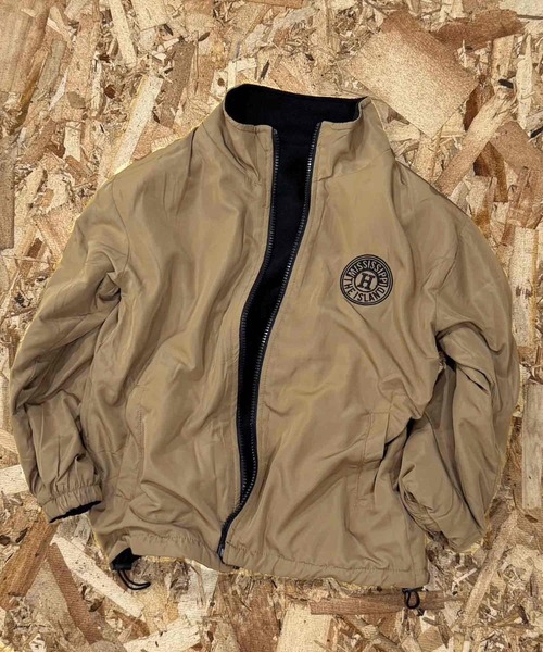 セール】【裏フリース】 2wayリバーシブルトラックジャケット