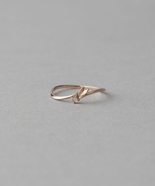 ete（エテ）の「○[チェリーブロッサム] K10MPG ホワイトトパーズ