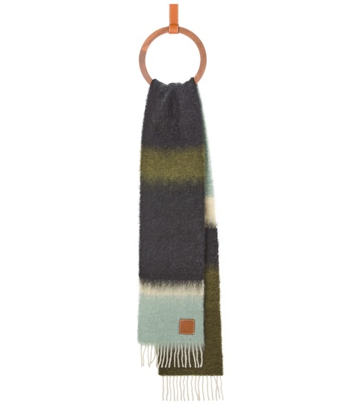LOEWE（ロエベ）の「ストライプ スカーフ (モヘア)（マフラー）」 - WEAR