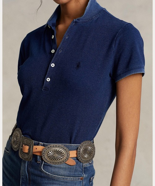 スリム フィット ストレッチ ポロシャツ（ポロシャツ）｜POLO RALPH