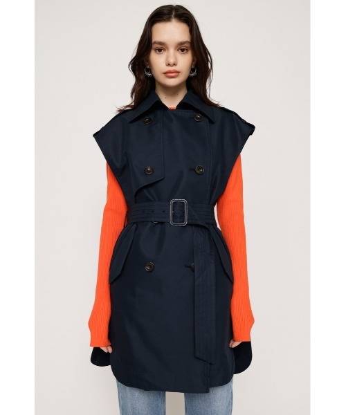 SLY（スライ）の「OVERSIZED TRENCH VEST オーバーサイズ トレンチ