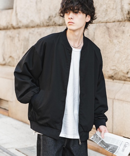 セール】オーバーサイズ TRストレッチMA-1/ジップアップショート