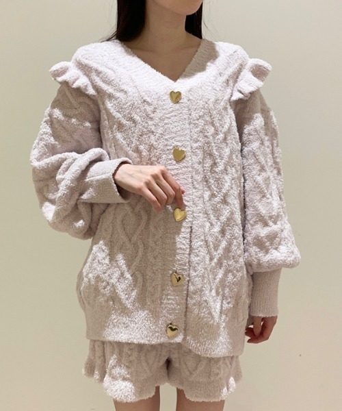 gelato pique（ジェラートピケ）の「【sweet】ハートアランフリル