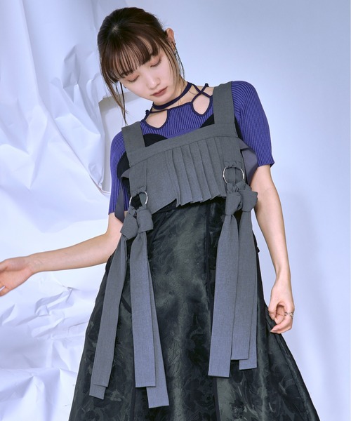 Ezick（エジック）の「Ribbon noir 2way プリーツメロウハーネス
