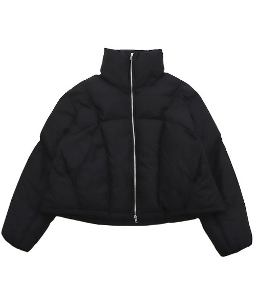 ダブルジップファイバーショートダウン（ダウンジャケット/コート