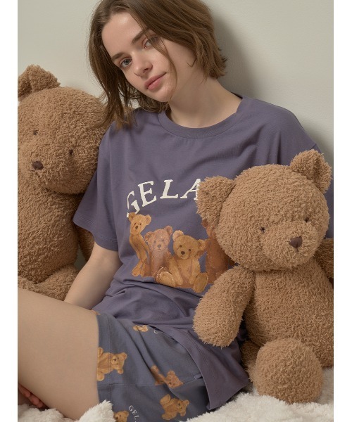 gelato pique（ジェラートピケ）の「ベアワンポイントTシャツ（ルーム