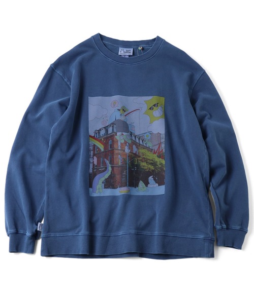 9.4oz ピグメントFISHING スウェットシャツ | ジムマスター（gym