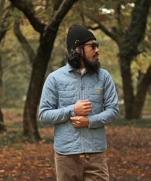 ネイタルデザイン】キルテッドシャツ4 / QUILTED SHIRTS4（デニム