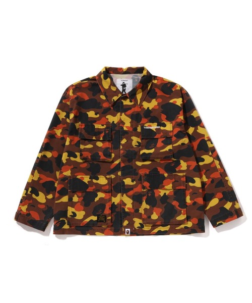 1ST CAMO HEAVY WASHED MULTI POCKET CARGO LS SHIRT（シャツ/ブラウス