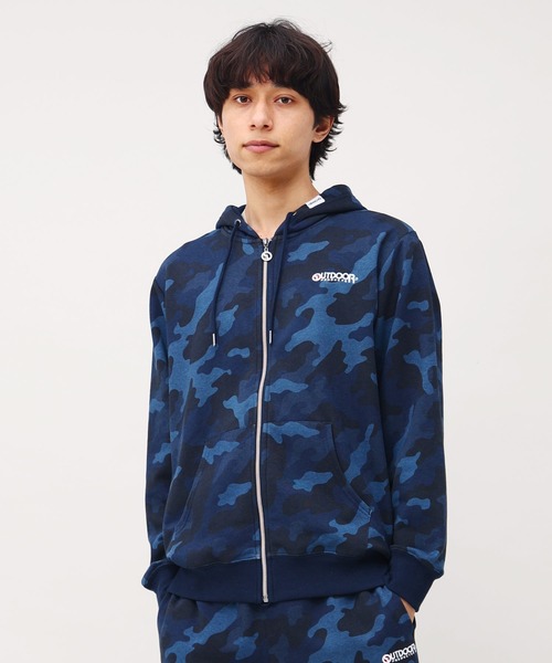 OUTDOOR PRODUCTS（アウトドアプロダクツ）の「迷彩柄 フルジップ