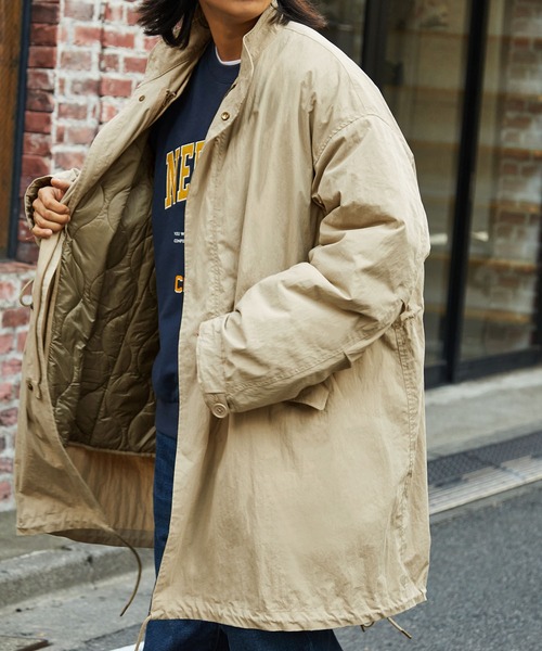 コート/ライナーセット】ビッグシルエット コットンナイロン M-65