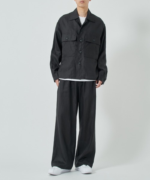 markaware/marka】別注 LINEN TROPICAL WIDE LEG EASY PANTS