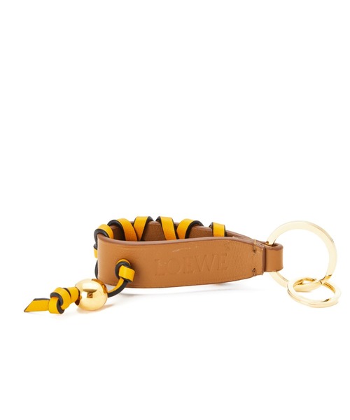 LOEWE（ロエベ）の「クロスブレイデッド キーリング（クラシックカーフ