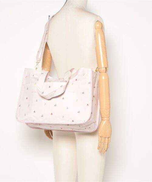 gelato pique（ジェラートピケ）の「ちびフルーツ柄ママバッグ