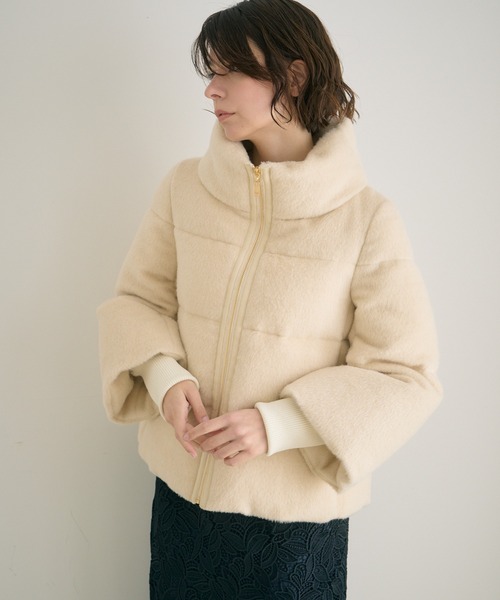 ANAYI（アナイ）の「アルパカウールシャギーダウン（ダウンジャケット