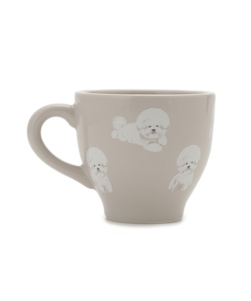 gelato pique（ジェラートピケ）の「ビションフリーゼ柄マグカップ