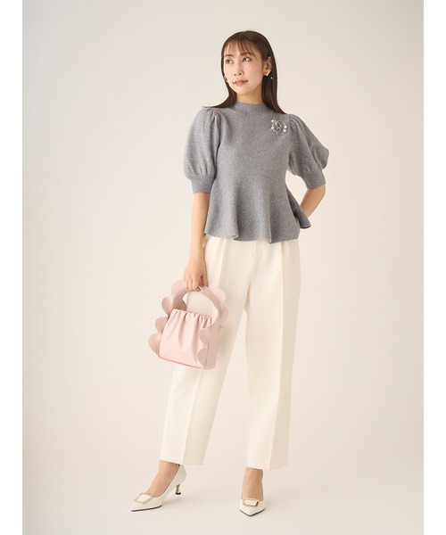 CELFORD（セルフォード）の「◇カシミヤペプラムニットプルオーバー