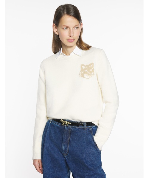 Maison Kitsune（メゾンキツネ）の「FOX HEAD INTARSIA REGULAR JUMPER