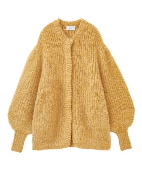 CLANE（クラネ）の「COLOR MOHAIR SHAGGY CARDIGAN（カーディガン