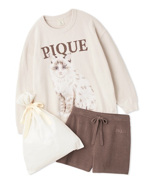 gelato pique（ジェラートピケ）の「【ラッピング済み】CAT ジャガード