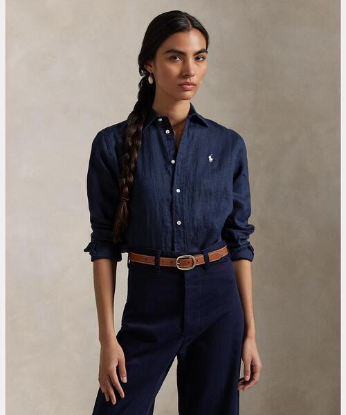 クラシック フィット リネン シャツ（シャツ/ブラウス）｜POLO RALPH