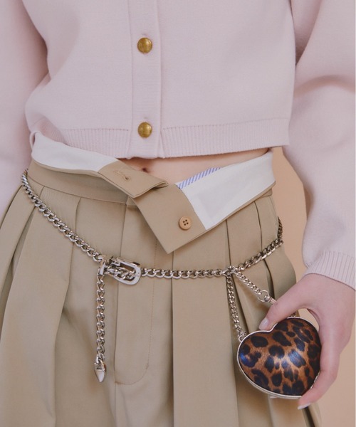 FURFUR（ファーファー）の「ハートポーチセットチェーンベルト（ベルト